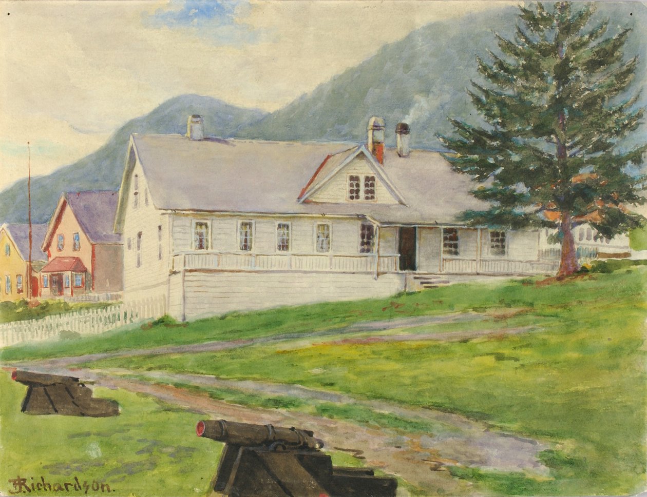 Eski Vali Konağı, Sitka, 1905. by Theodore J. Richardson