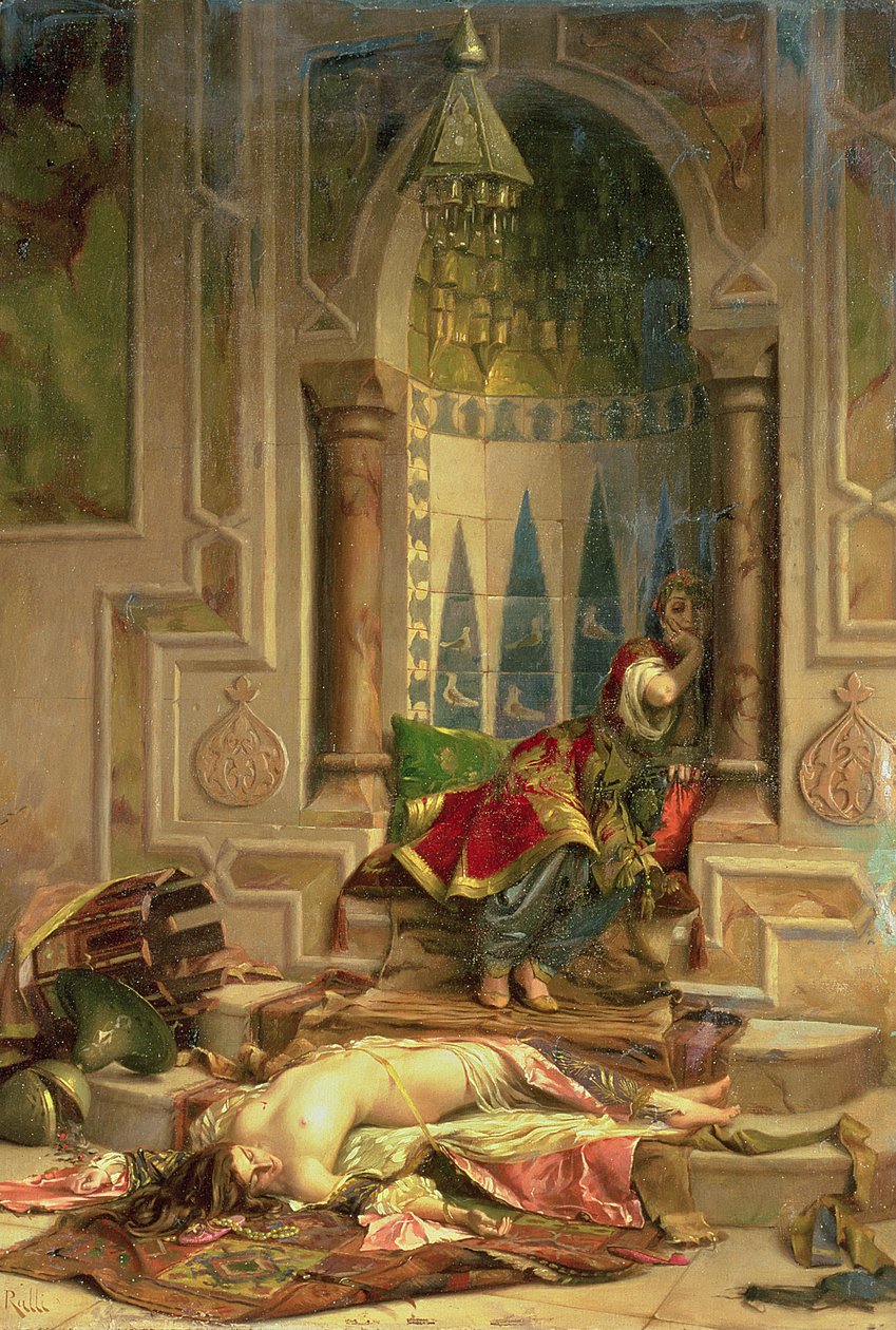 "Ah! Kıskançlar Arasında Kıskanç!" by Theodore Jacques Ralli