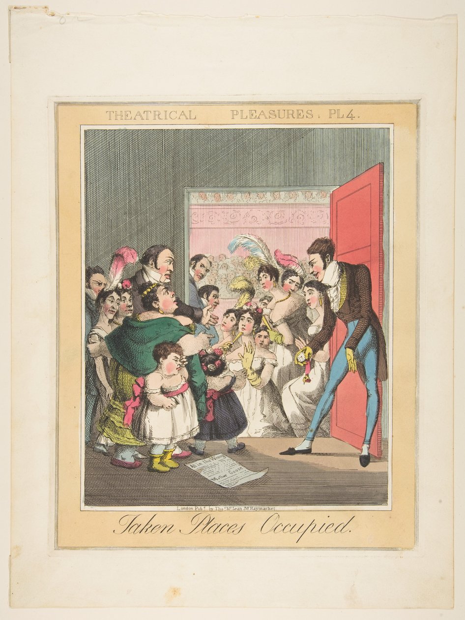 Teatral Zevkler, Levha 4: Alınan Yerler İşgal Edilen, ca. 1835. by Theodore Lane