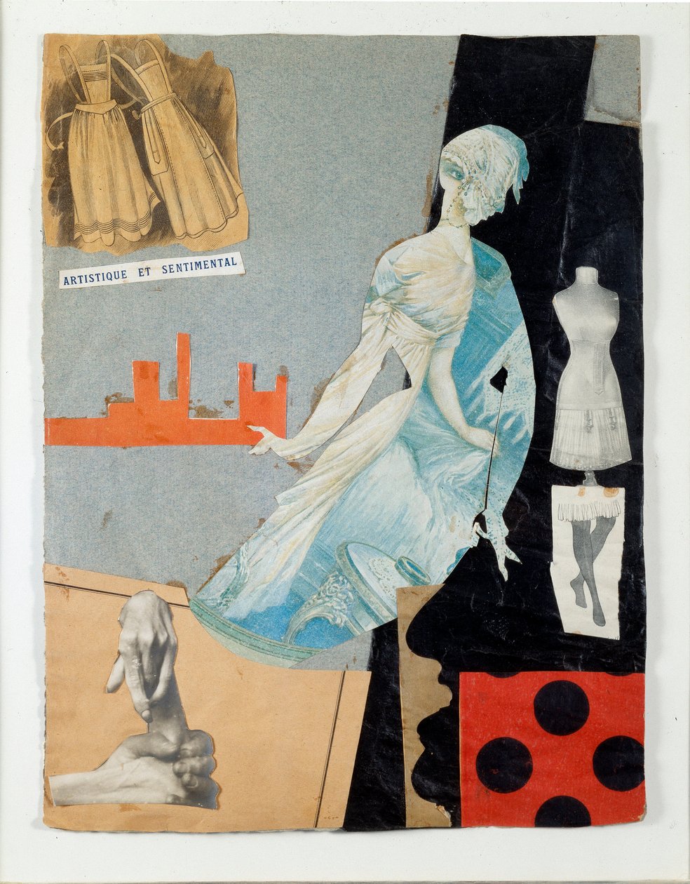 Sanatsal ve Duygusal Kolaj, Theodore Fraenkel (1896-1964) 1921 Milano, Koleksiyon Schwarz Mudima