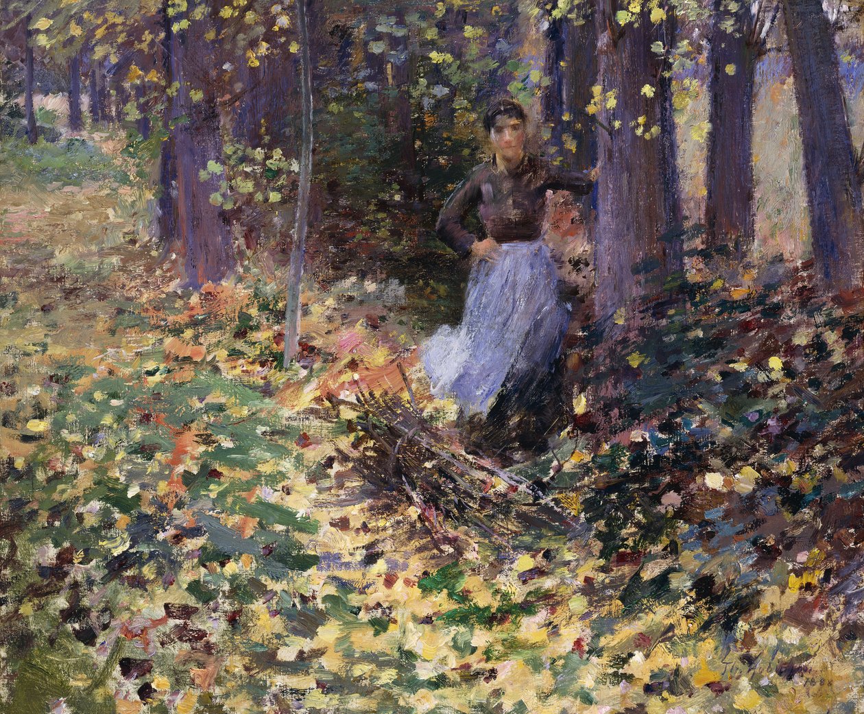 Sonbahar Güneş Işığı, 1888 by Theodore Robinson