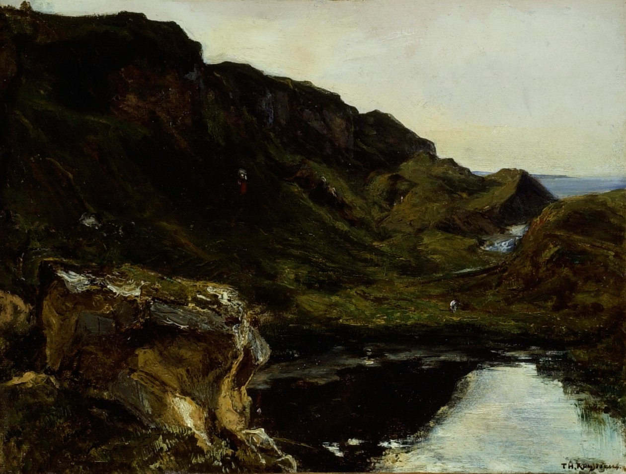 Manzara by Theodore Rousseau