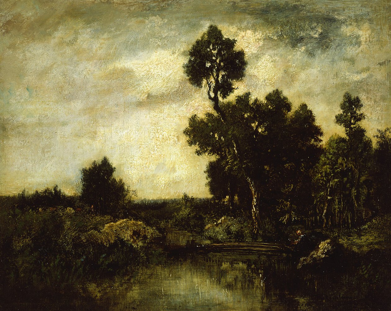 Manzara by Theodore Rousseau