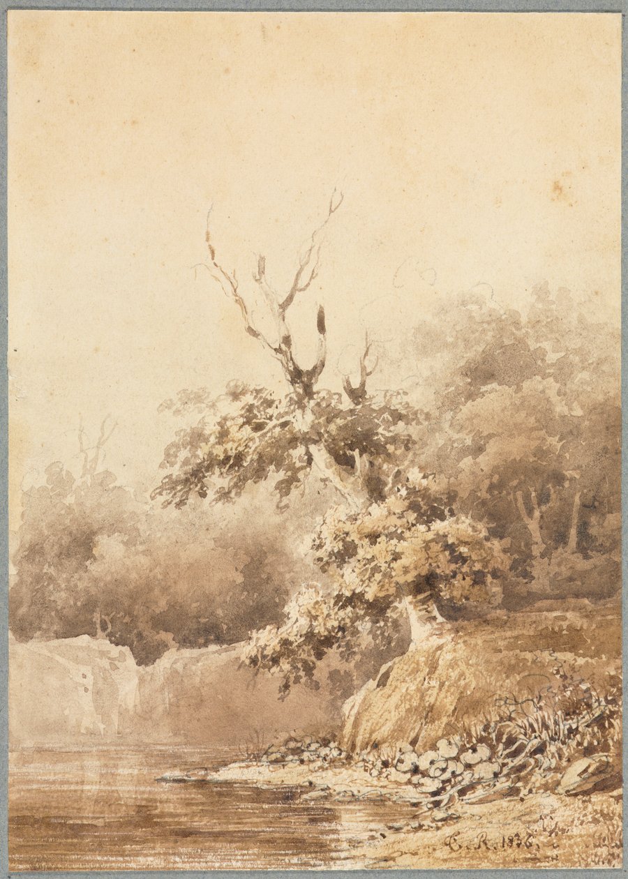 Manzara by Theodore Rousseau