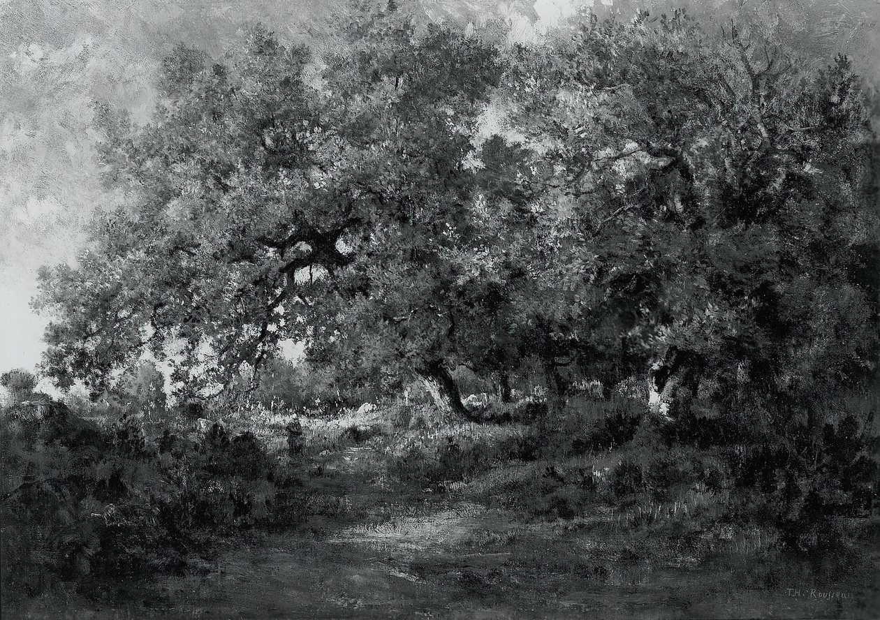 Peyzaj, ç. 1860. by Theodore Rousseau