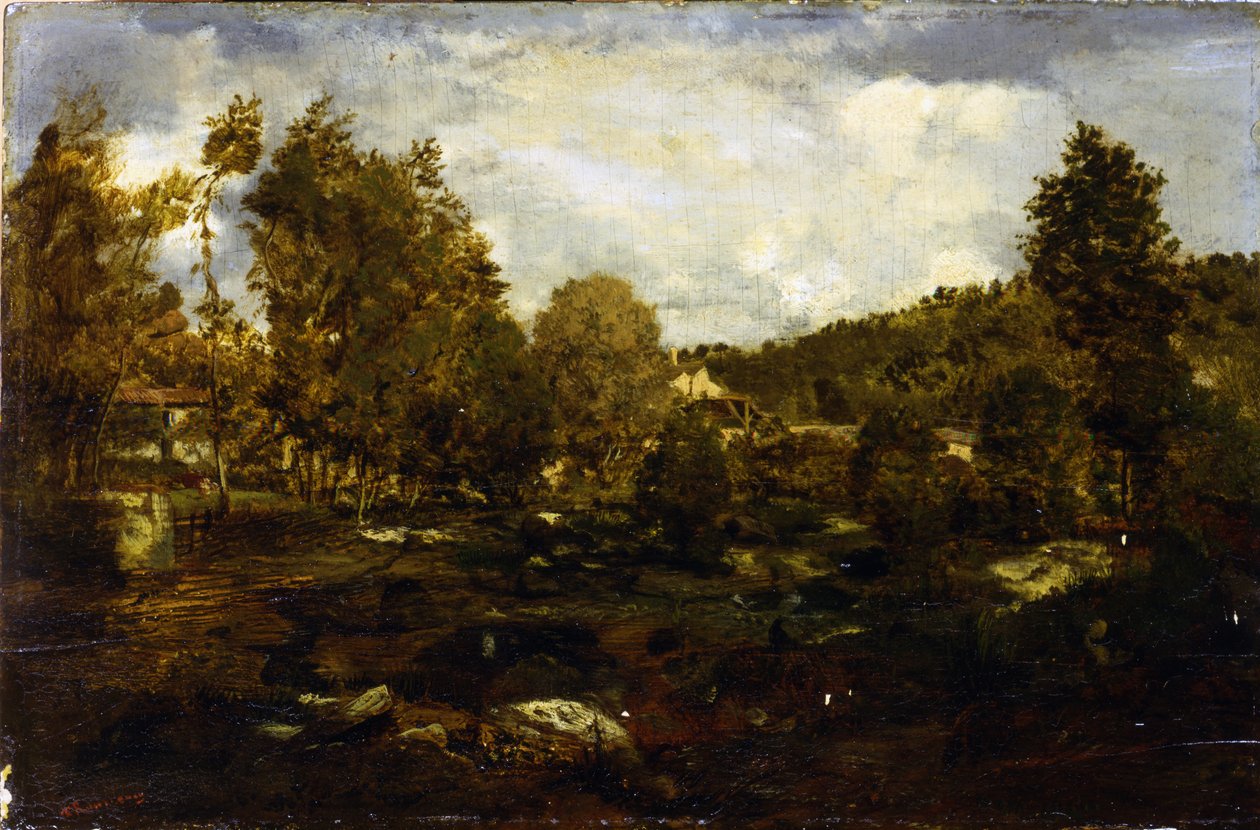 Tiffauge Vadisi by Pierre Etienne Theodore Rousseau