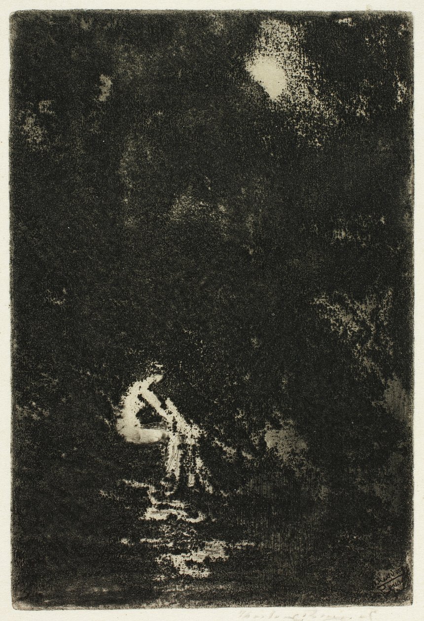 Bir Peri Banyosu, Mehtap by Theodore Roussel