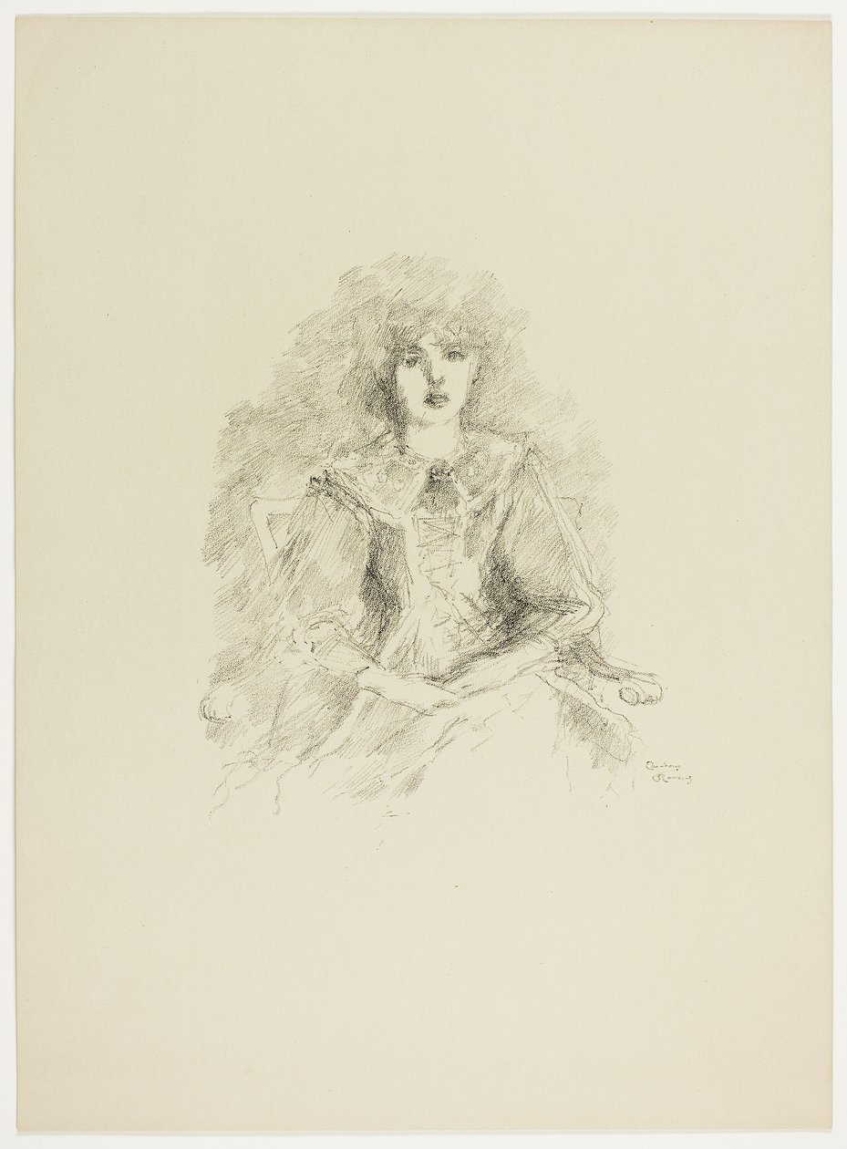 Lamplight Tarafından Yapılan Bir Çalışma by Theodore Roussel