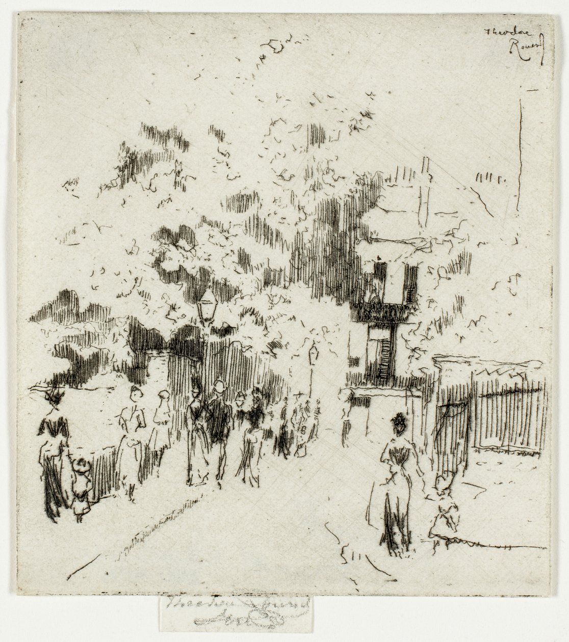 Banka Tatili, Beaufort Caddesi Köşesi, Chelsea by Theodore Roussel