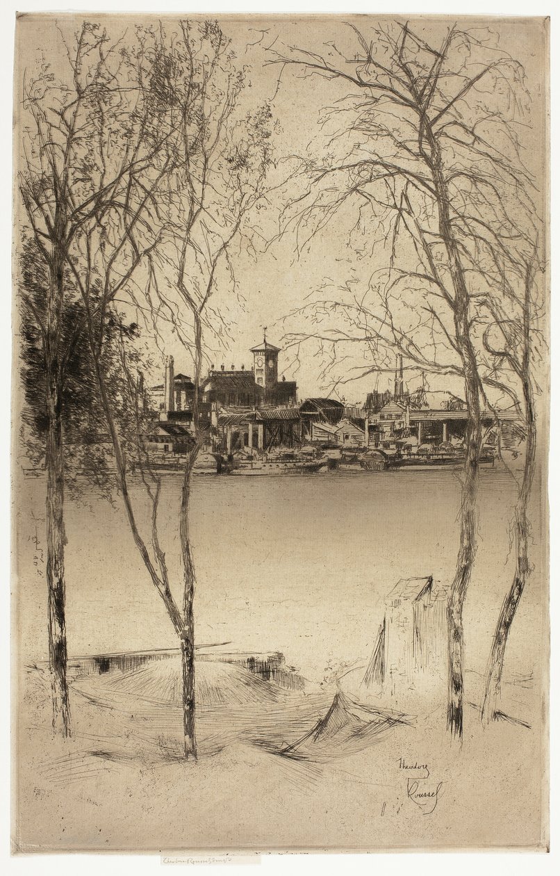 Laburnums ve Battersea by Theodore Roussel