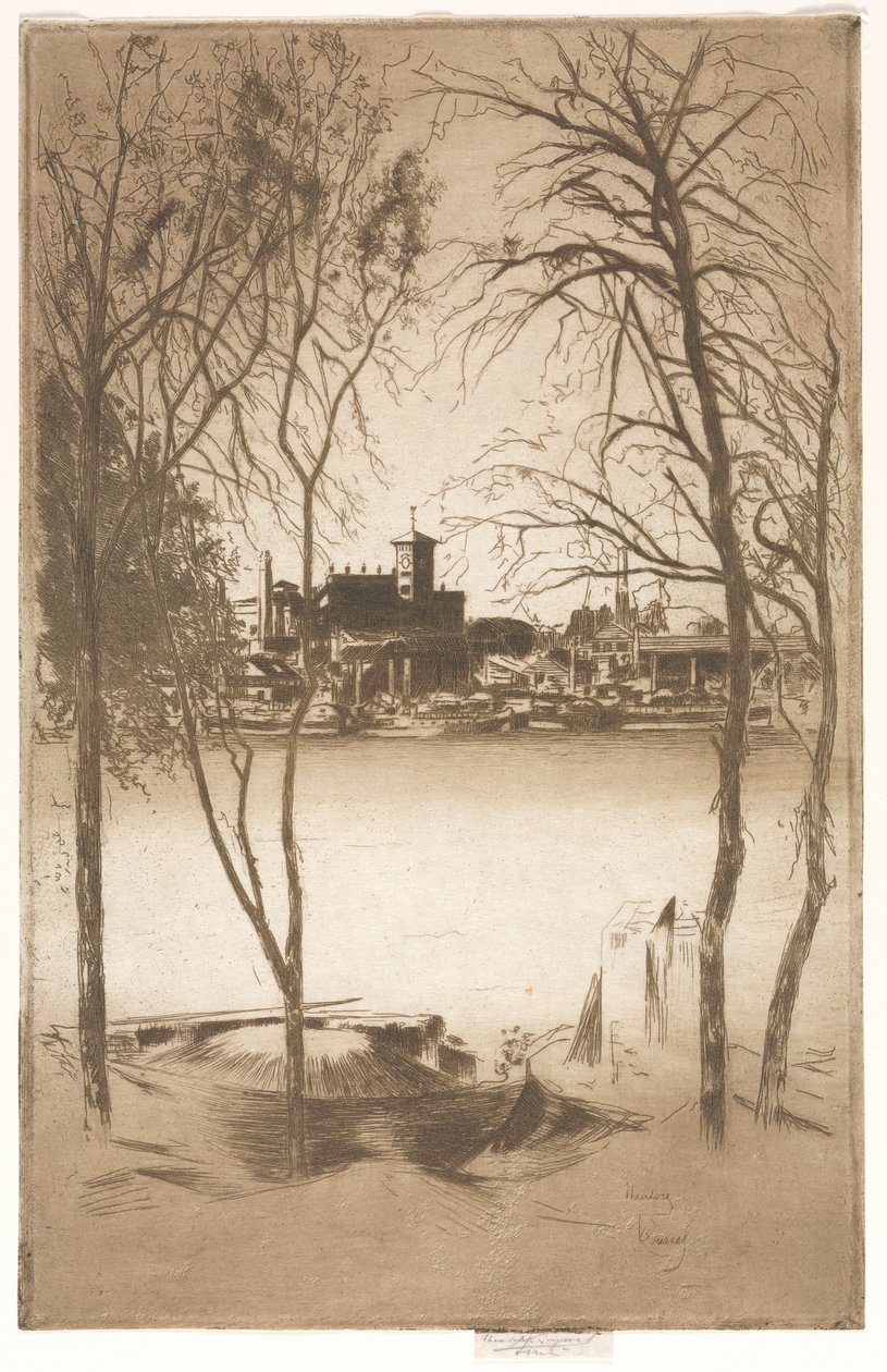 Laburnums ve Battersea by Theodore Roussel