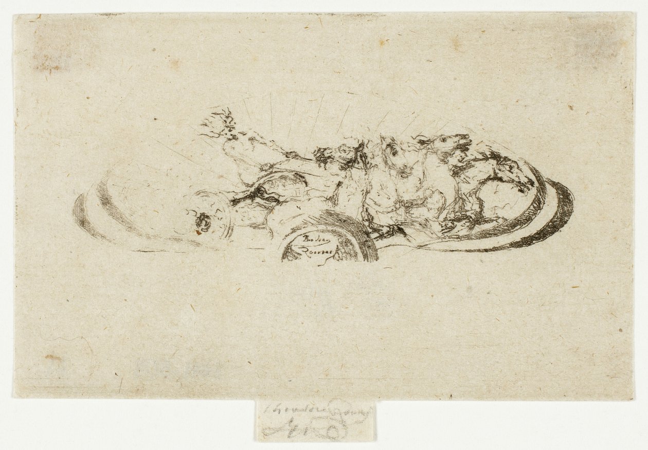 Phaeton, Çerçeve Süsleme Çalışması by Theodore Roussel
