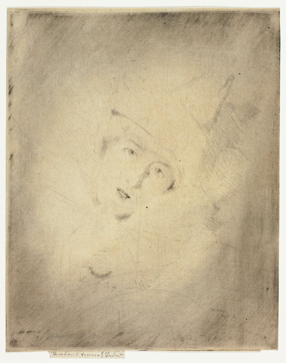 Pierrot, Lady A.C. by Theodore Roussel
