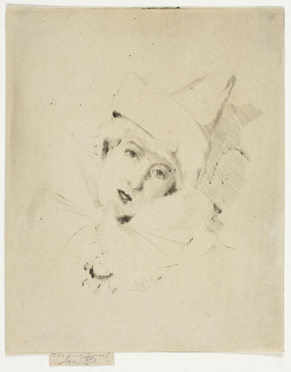 Pierrot, Lady A.C. by Theodore Roussel