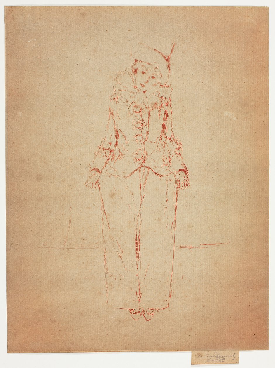 Pierrot en Pied, Lady A.C. by Theodore Roussel
