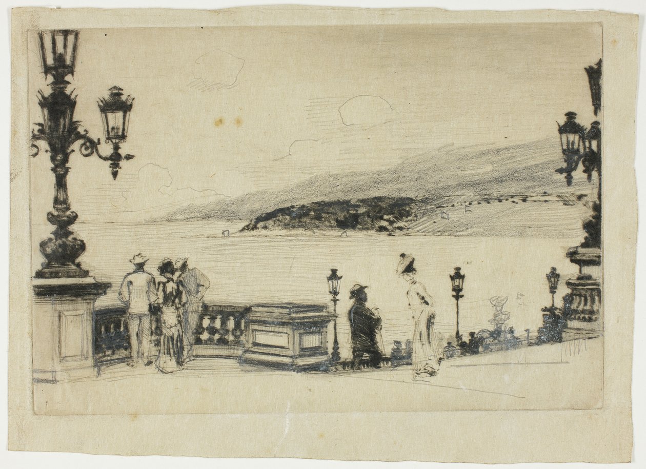 The Terrace için Çalışma, Monte Carlo by Theodore Roussel