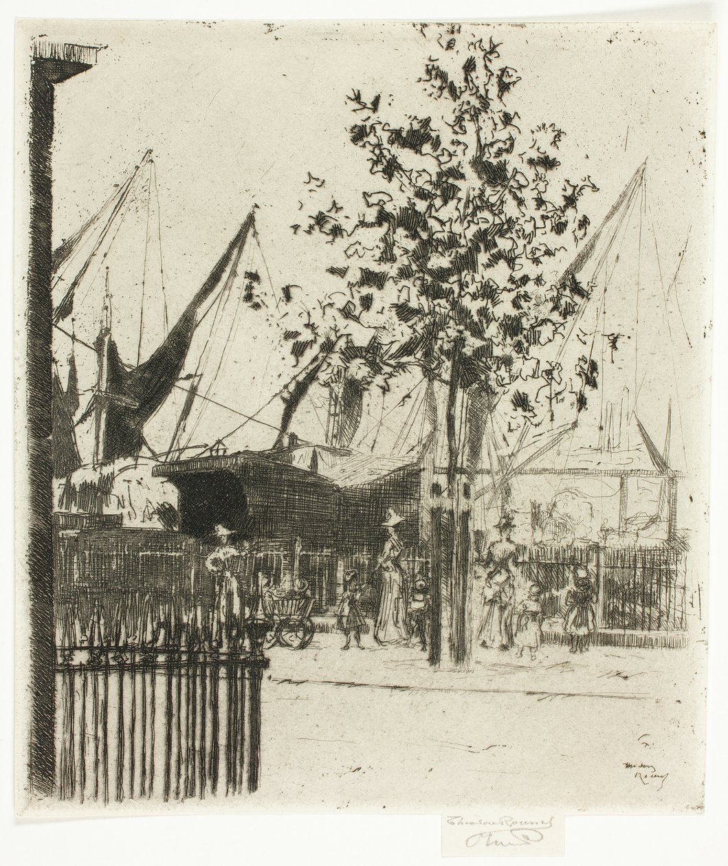 Luna Caddesi Köşesi, Chelsea Dolgusu by Theodore Roussel