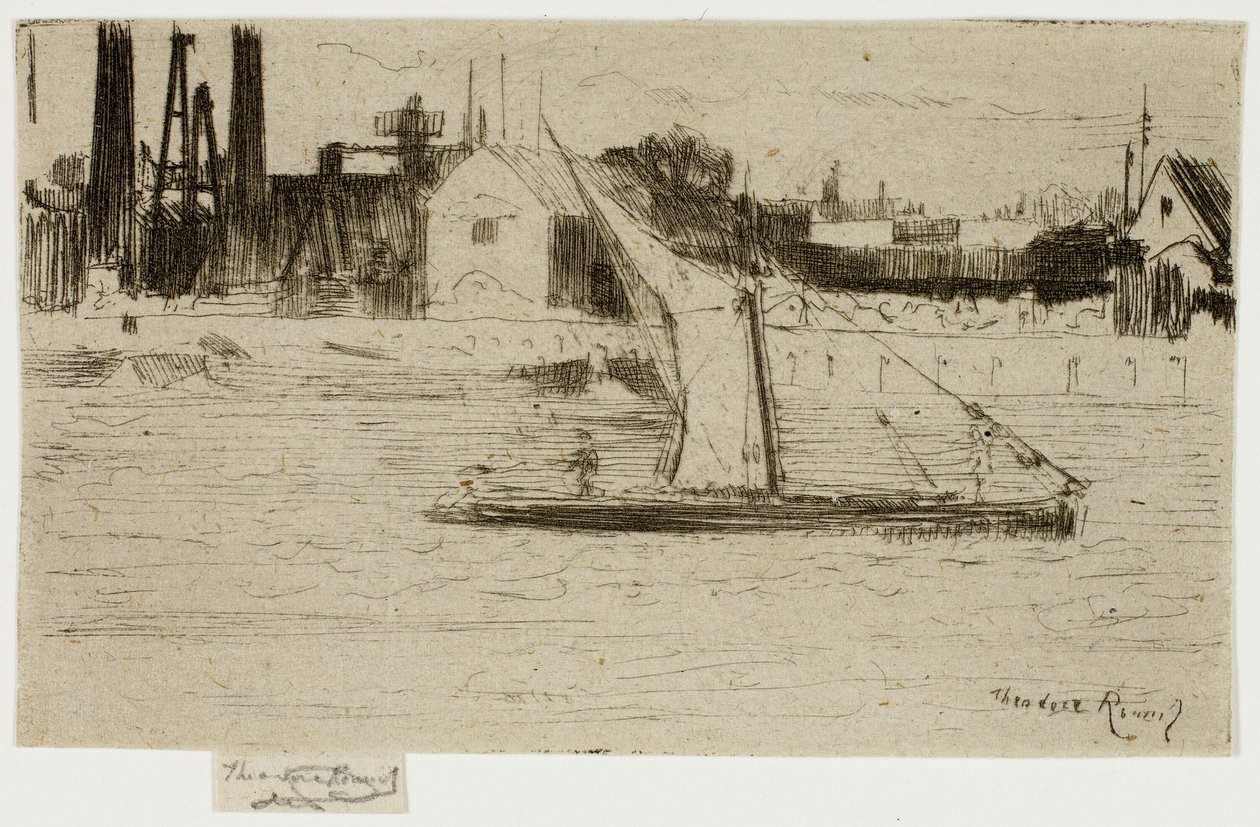 Küçük Mavna, Chelsea by Theodore Roussel