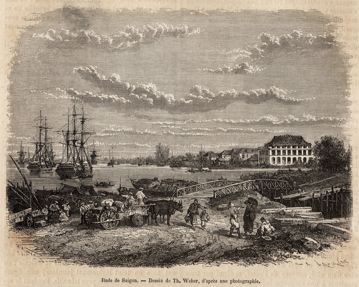 La rade de Saigon, T. Weber
