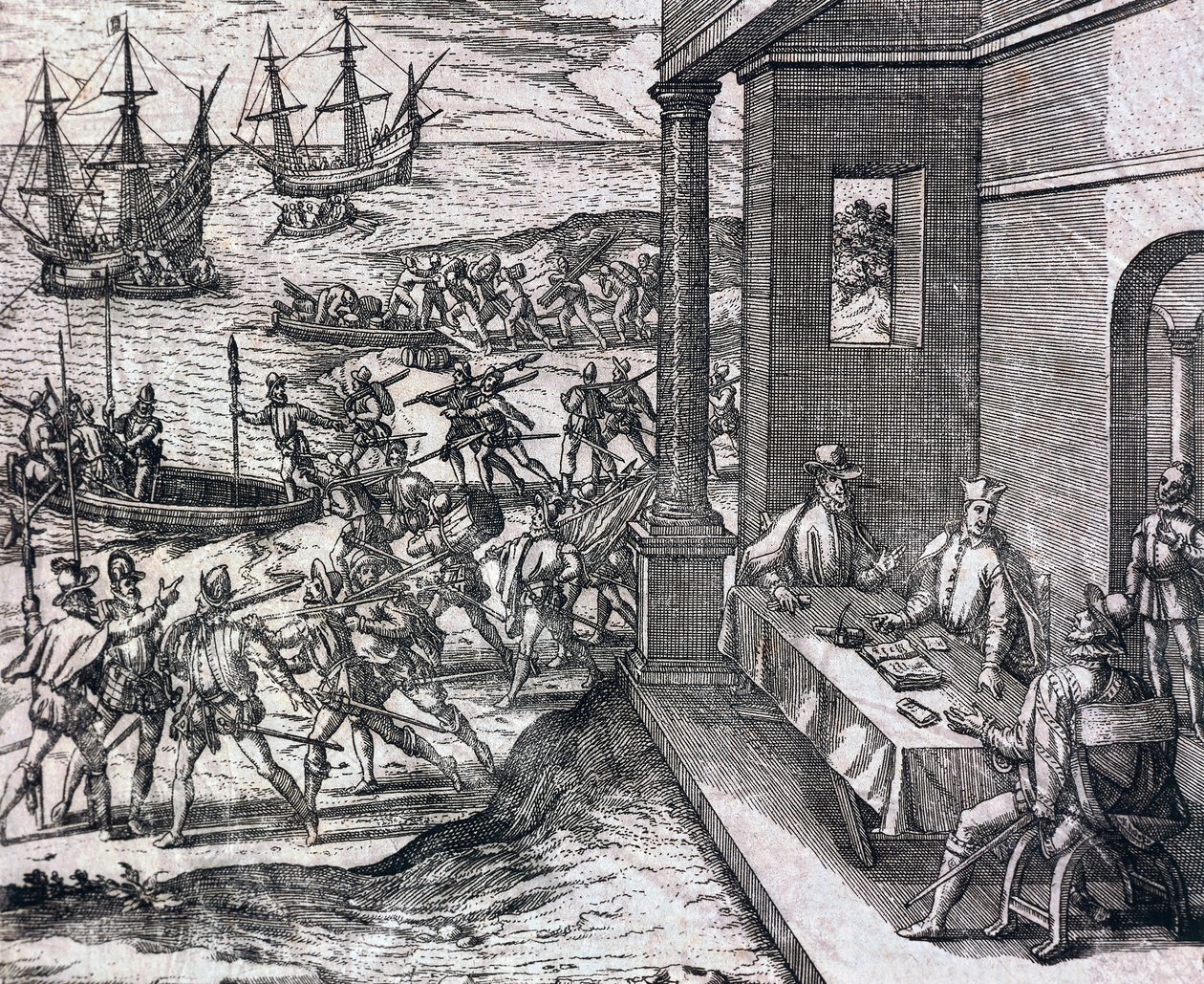 Francisco Pizarro, Diego de Almagro ve Hernando de Luque arasında Peru