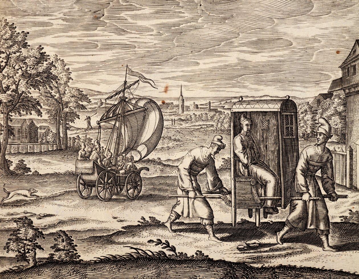 Çin Sedanı, Doğu Hindistan, Theodor de Bry (1528-1598), Çin tarafından yapılan işten gravür by Theodore de Bry