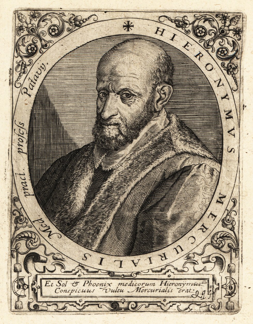 Girolamo Mercuriale, Italian philologist by Theodore de Bry