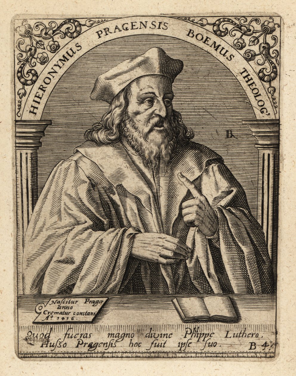 Praglı Jerome by Theodore de Bry