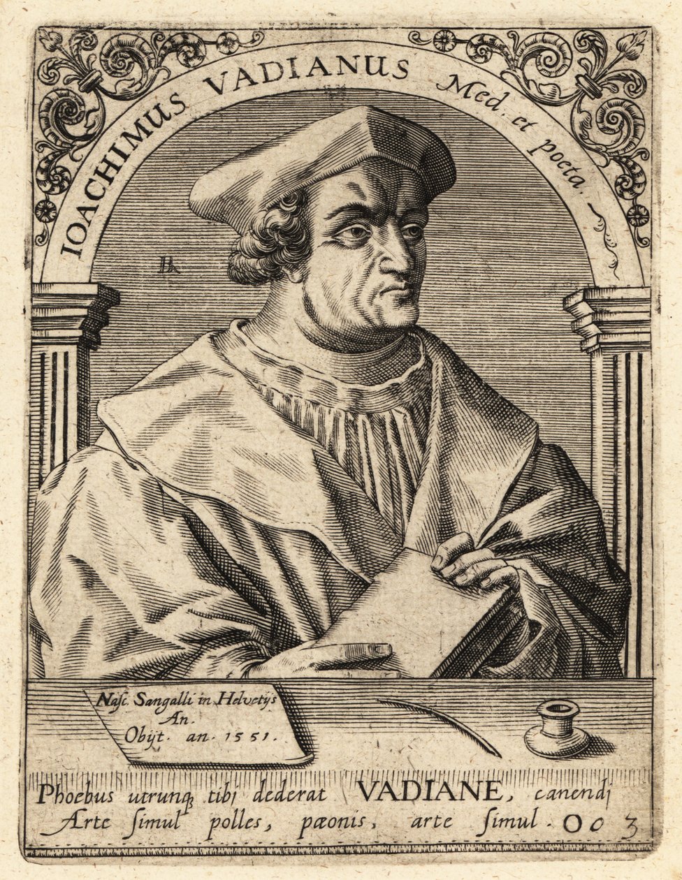 Joachim von Watt, İsviçreli hümanist by Theodore de Bry