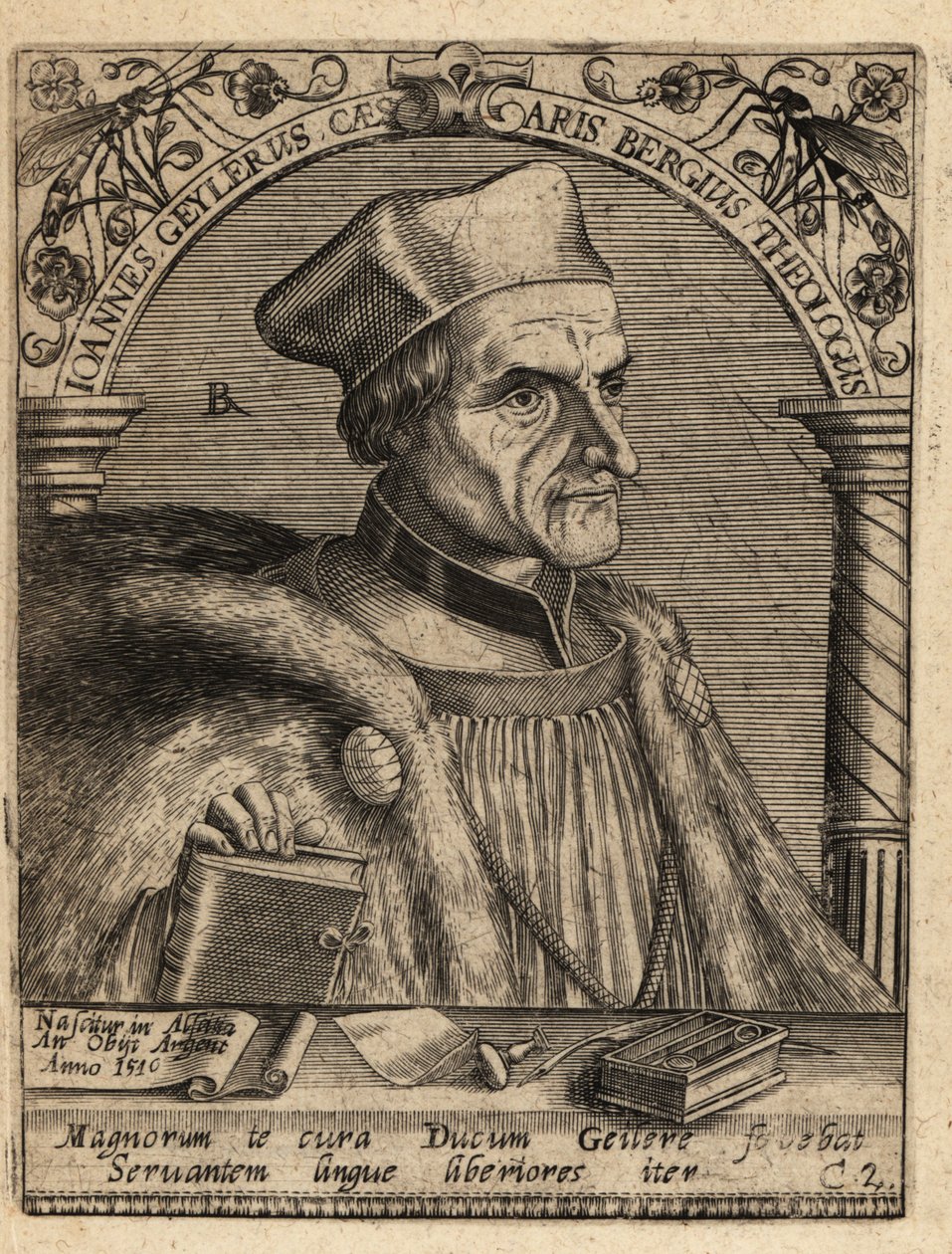 Kaisersbergli Johann Geiler by Theodore de Bry