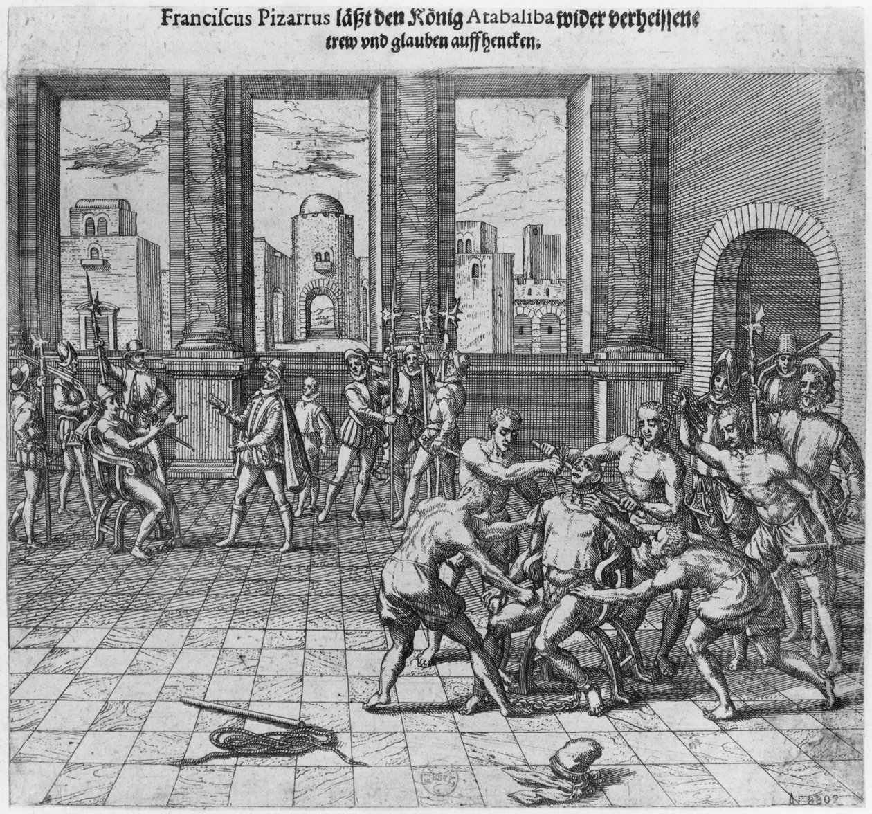 Kral Atahualpa (c.1502-33) Francisco Pizarro