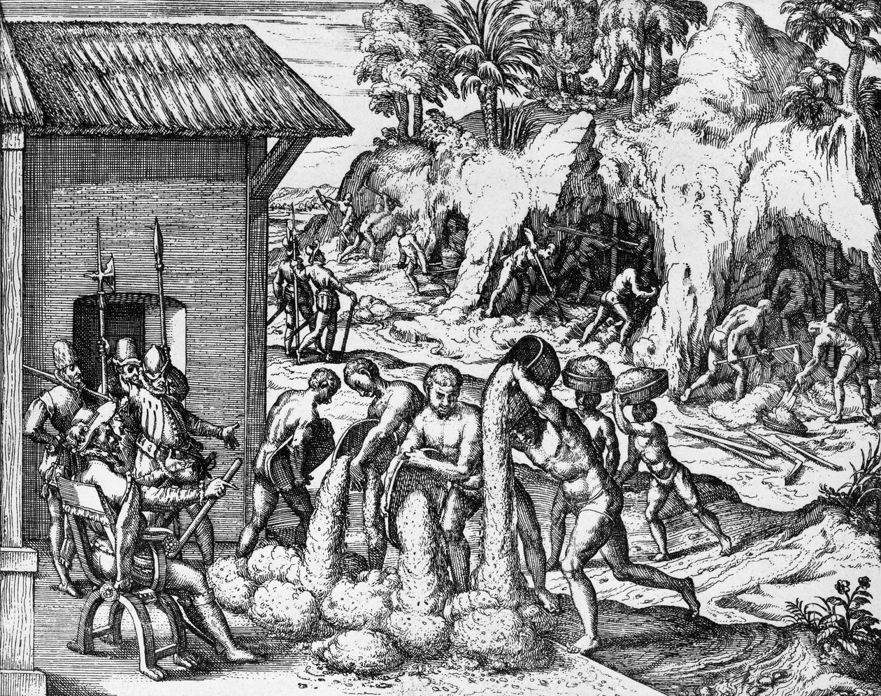 Theodor de Bry (1561-1623) tarafından Americae pars V