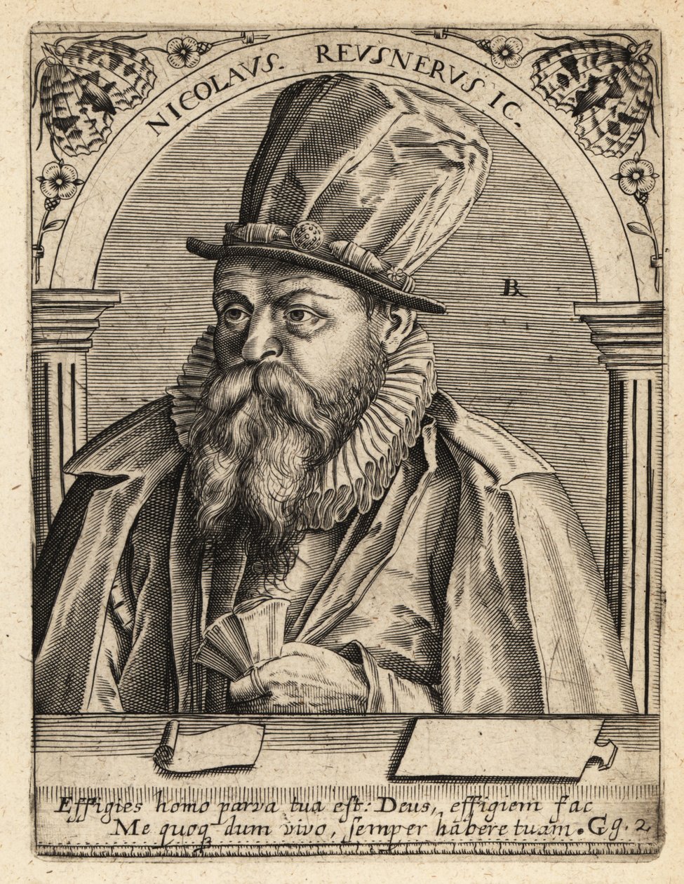 Nicolaus Reusner by Theodore de Bry
