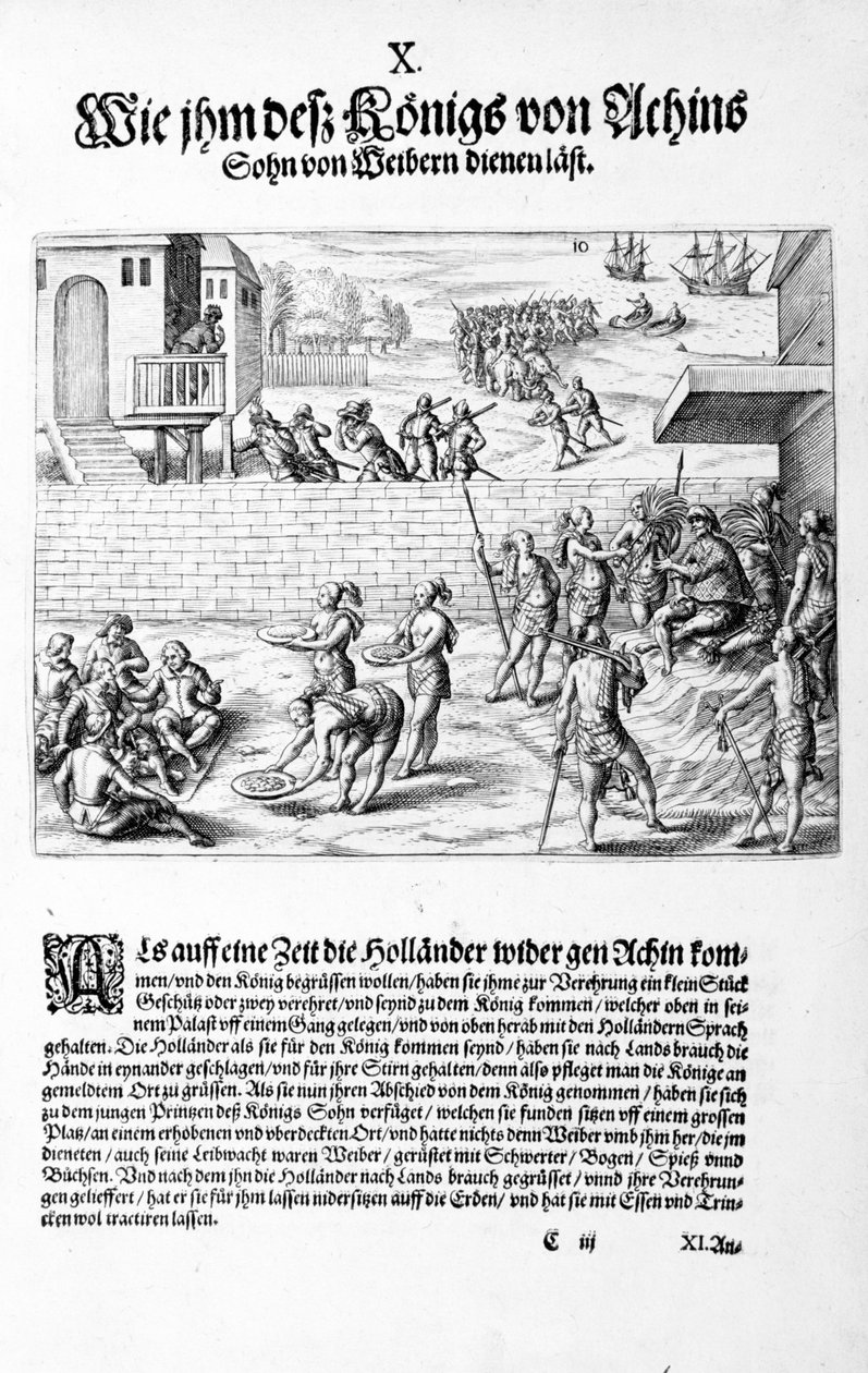 Krala Teklifler, 1606 by Theodore de Bry