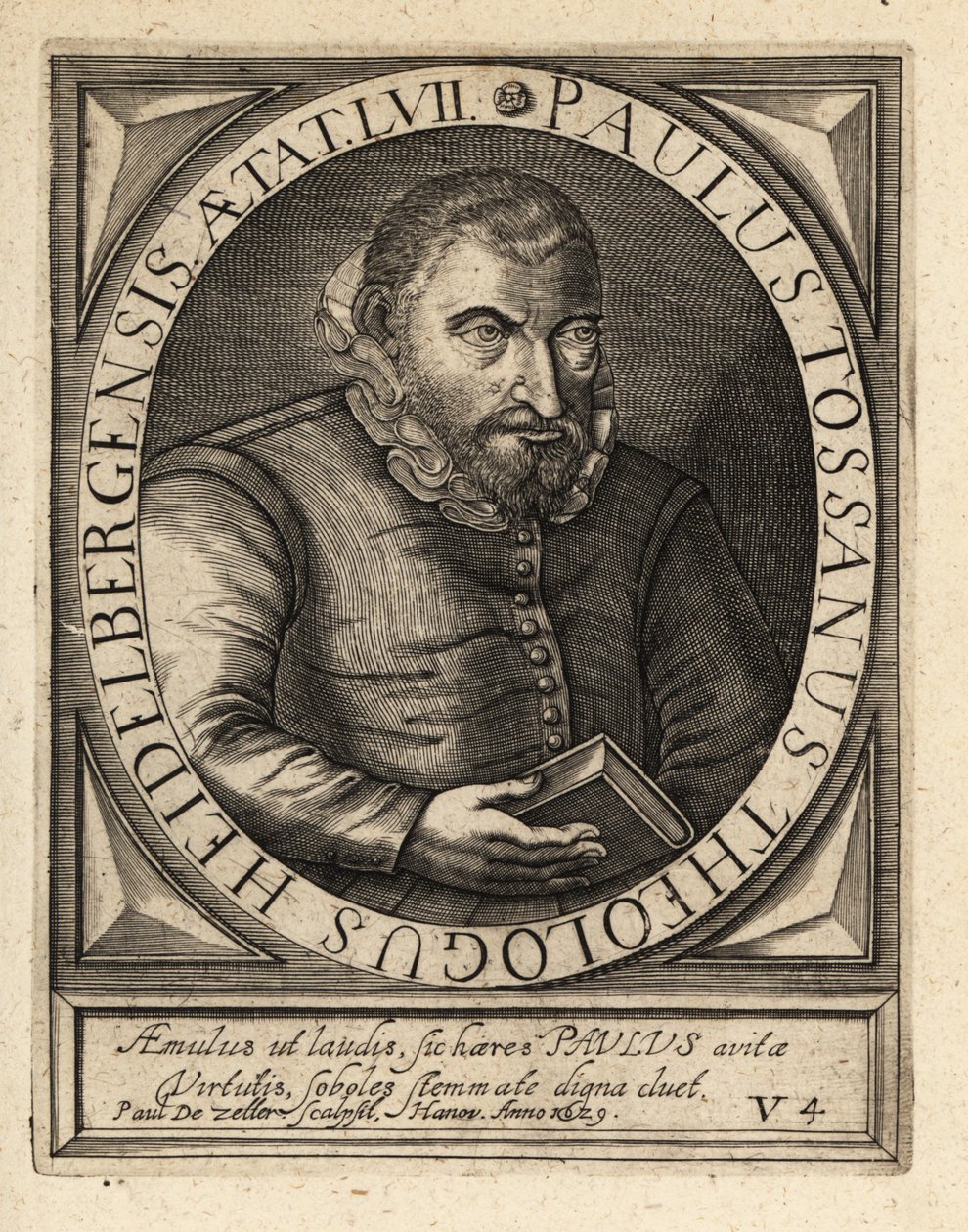 Paul Toussain by Theodore de Bry