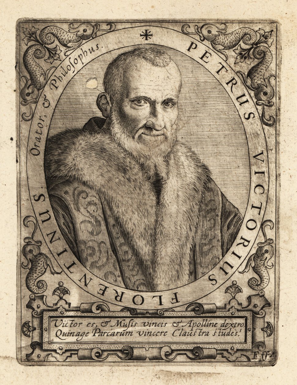 Piero Vettori, İtalyan yazar. by Theodore de Bry