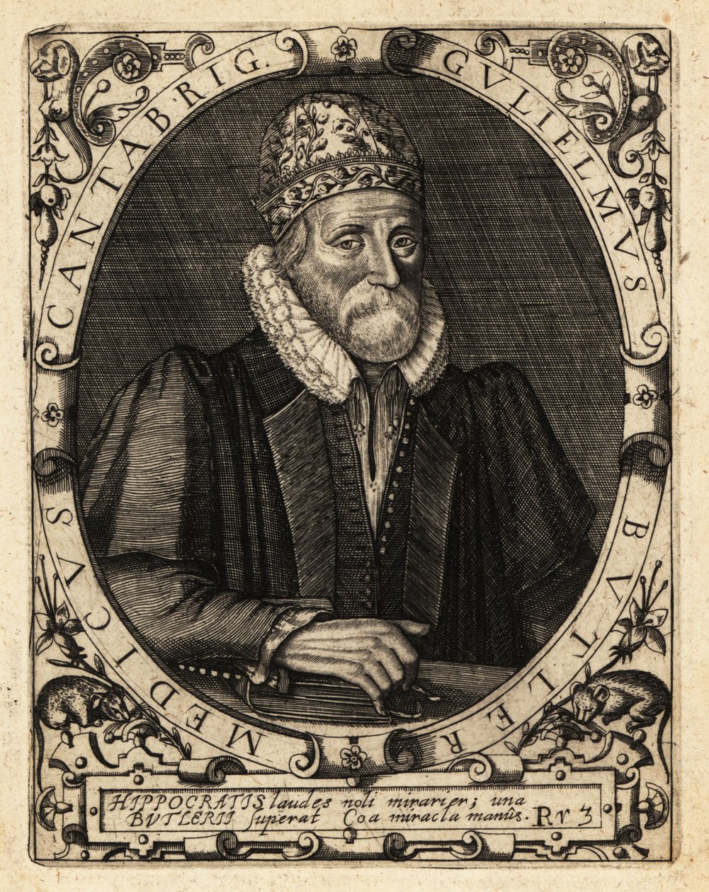 William Butler, İngiliz akademisyen by Theodore de Bry
