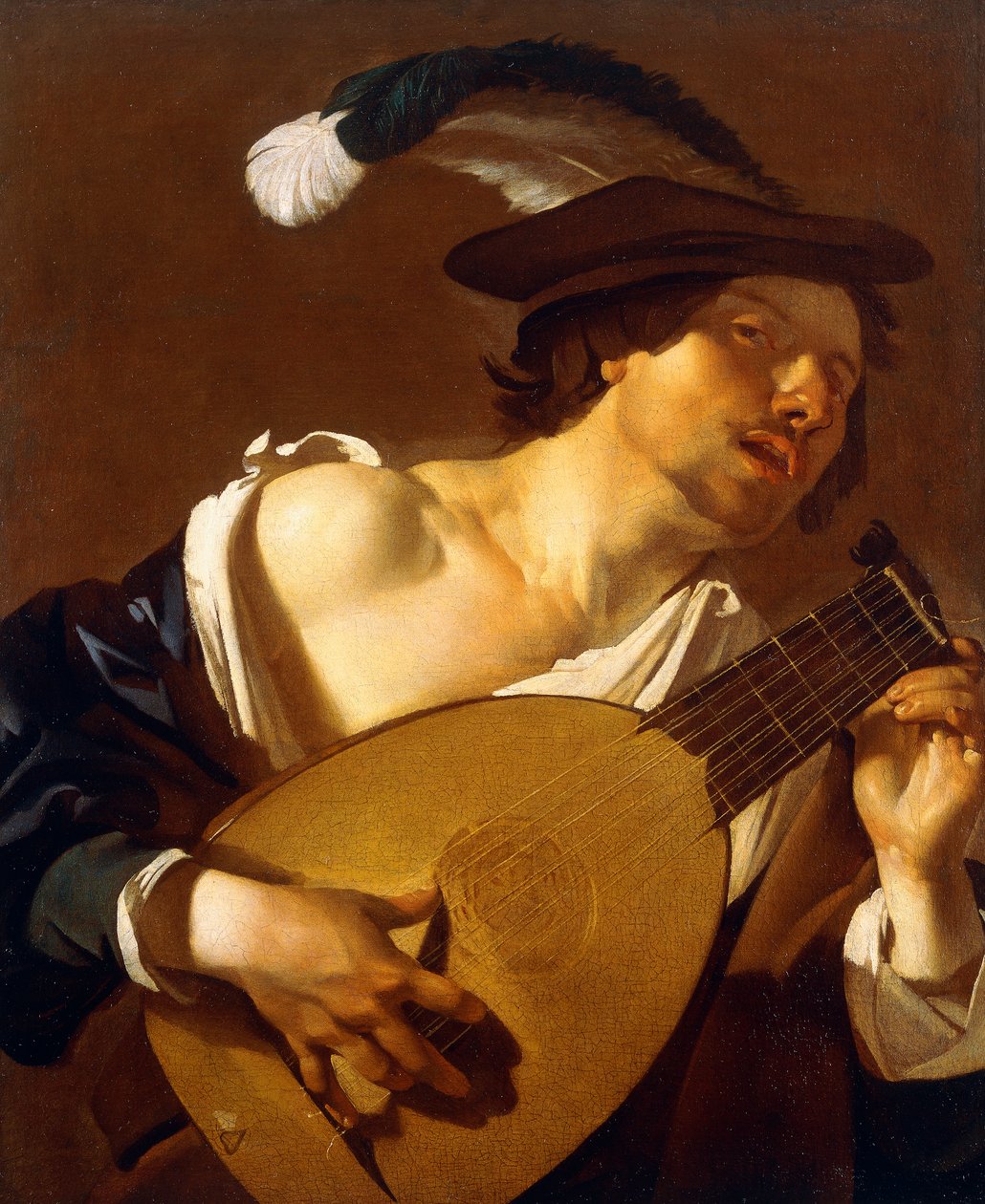 Bir Ud Oyuncusu, 1621-22 by Theodore van Baburen