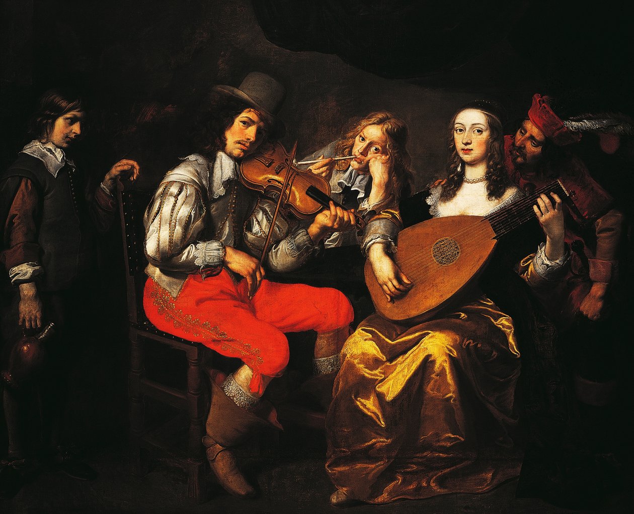 Theodor van Thulden'in konseri, 1650 dolaylarında by Theodore van Thulden