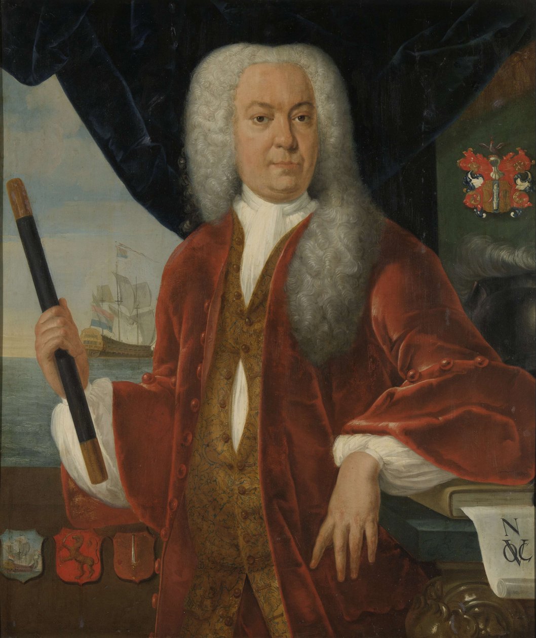 Adriaan Valckenier (1695-1751). Genel Vali (1737-41) by Theodorus Justinus Rheen
