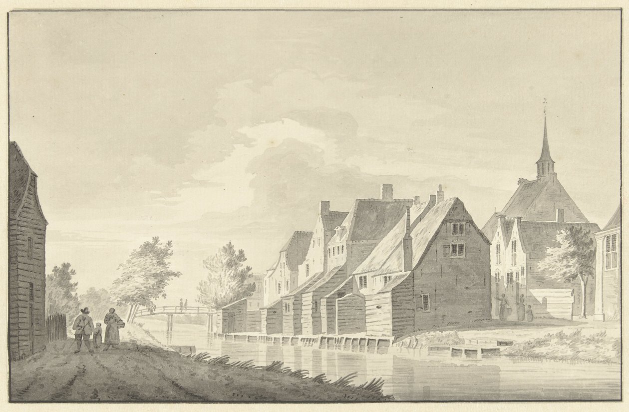 Molenaarsgraaf köyü by Theodorus Cornelis Schutter