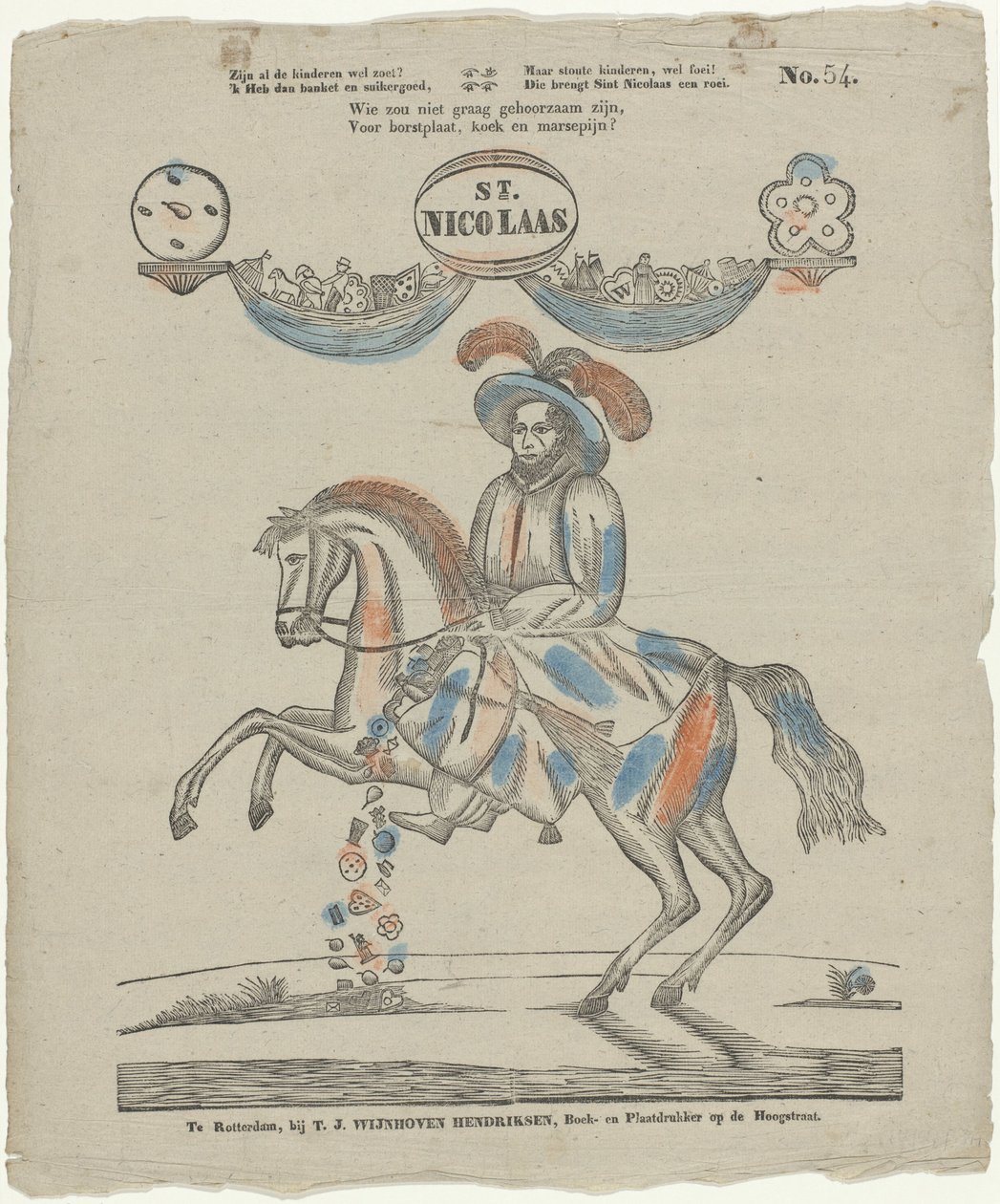 St. / Nicolaas (nesne üzerindeki başlık) by Theodorus Johannes Wijnhoven Hendriksen