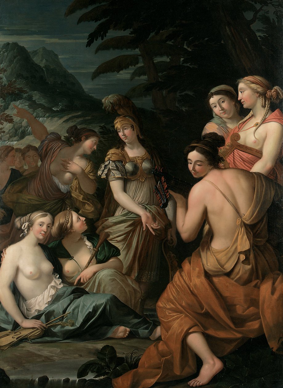 Minerva ve Helicon Dağı