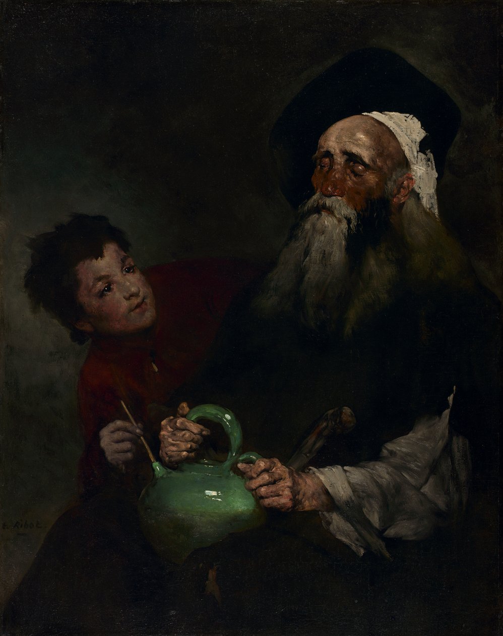 Lazarillo de Tormes ve Kör Ustası by Theodule Ribot