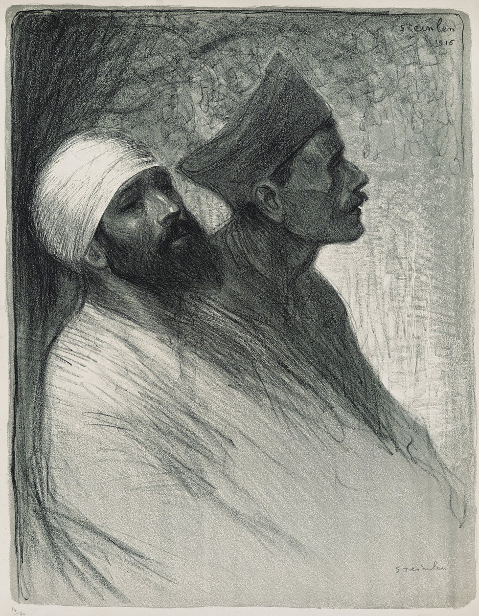 İsimsiz, 1916 (dokuma kağıt üzerine transfer litografisi) by Théophile Alexandre Steinlen