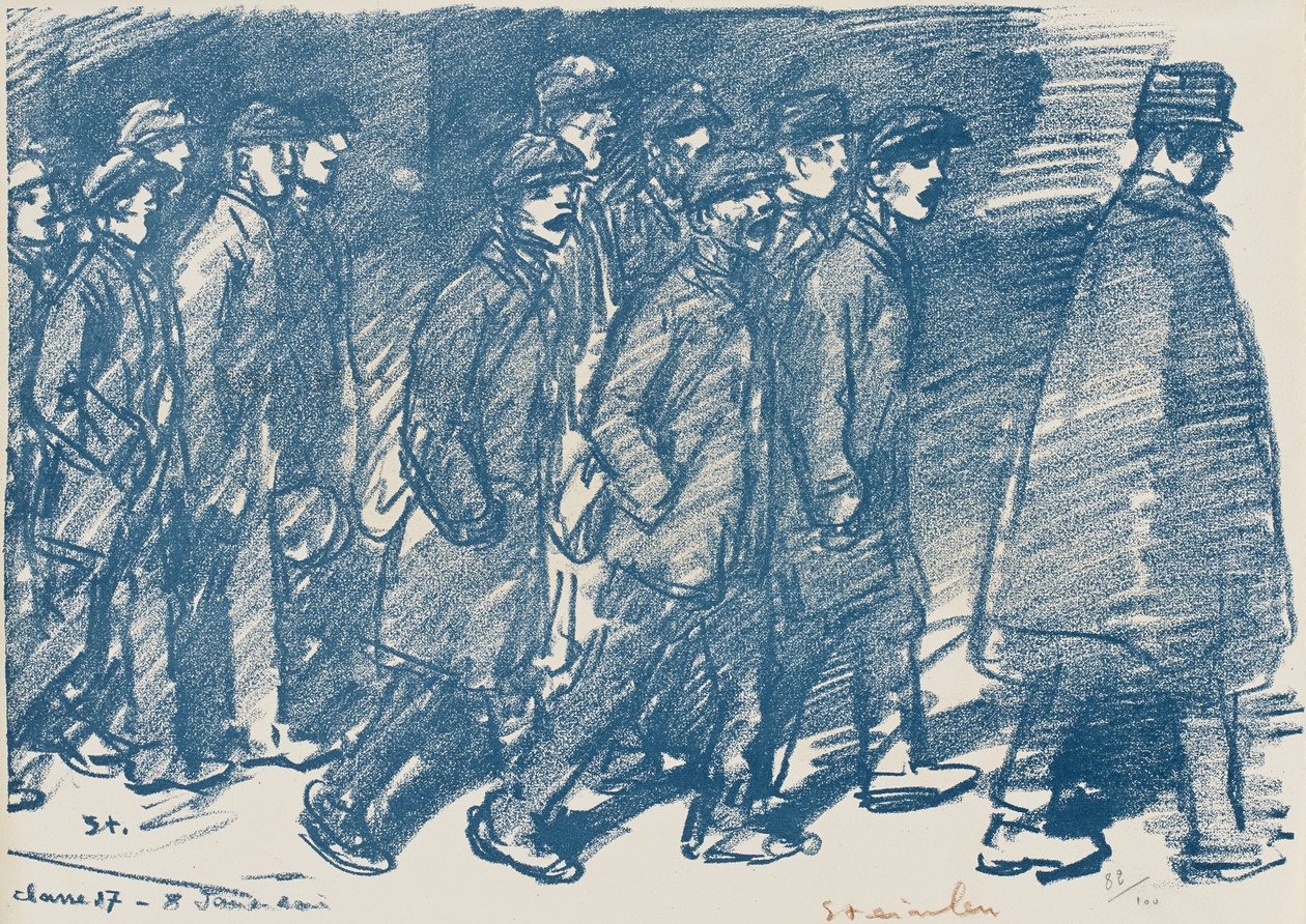 İsimsiz, 19. yüzyıl sonu (dokuma kağıt üzerine litografi) by Théophile Alexandre Steinlen