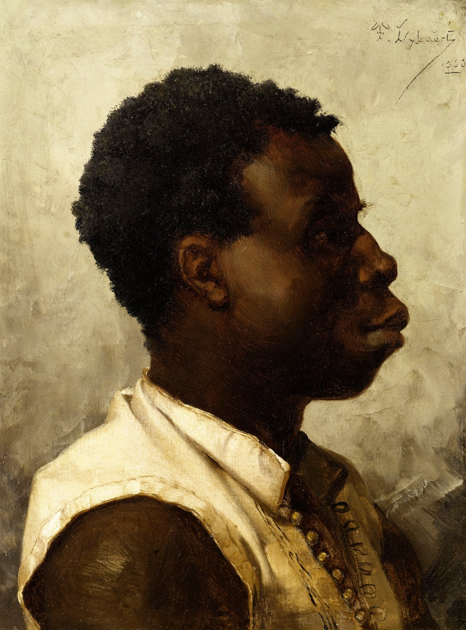 Genç Bir Afrikalının Portresi, 1883 by Theophile Marie Francois Lybaert