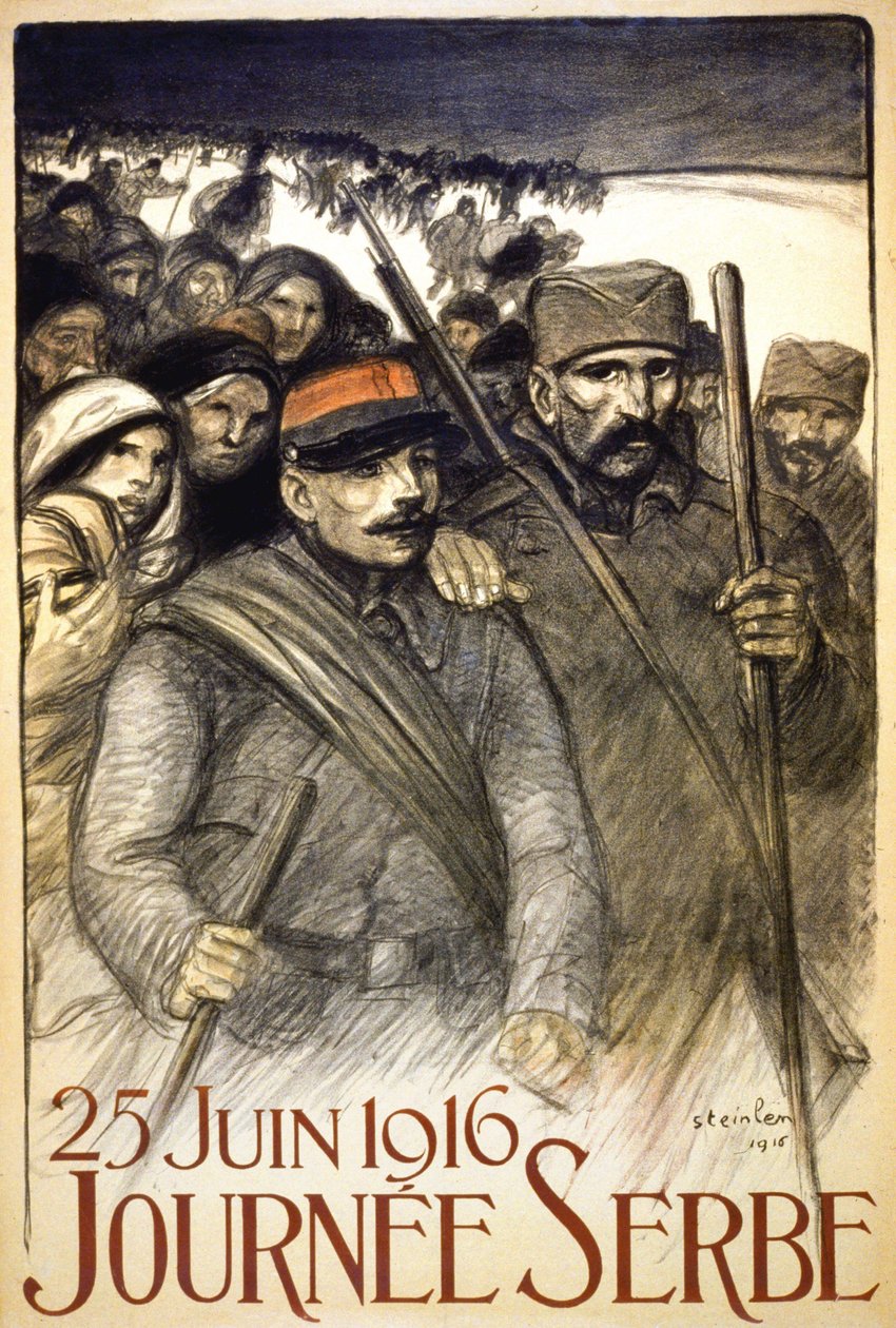 Sırp Günü, 25 Haziran by Théophile Alexandre Steinlen