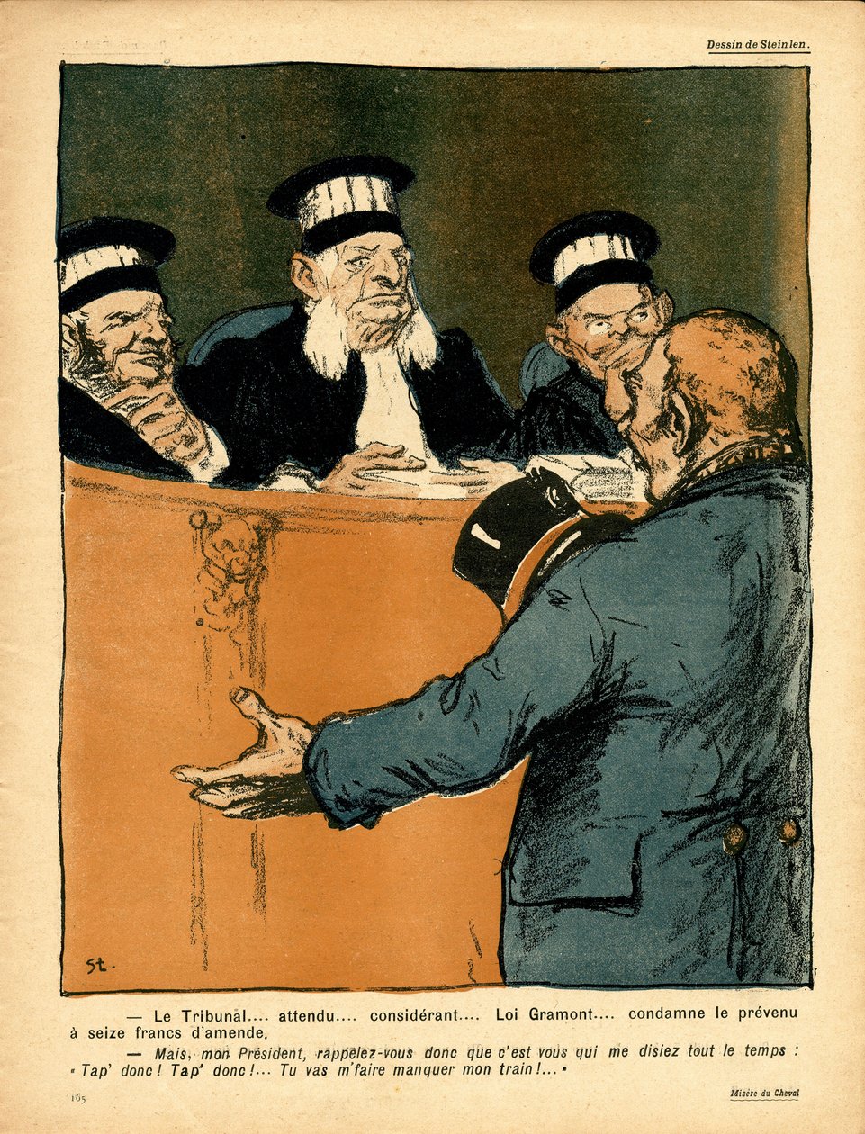 Tereyağı Tabağı, Renklerde Hiciv by Théophile Alexandre Steinlen