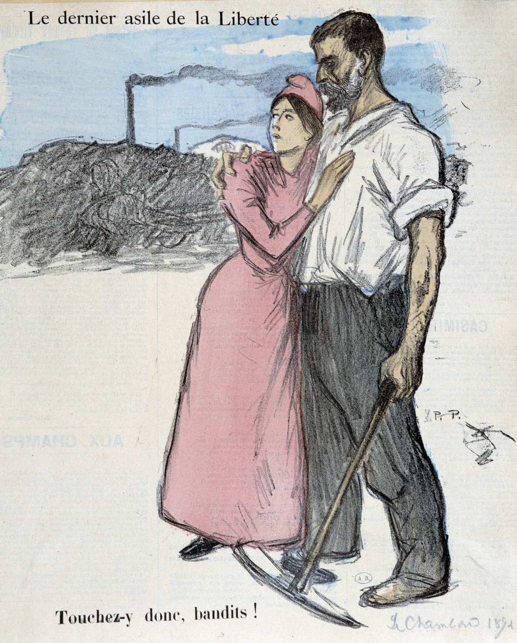 İşçilerin işi ve antitröst mücadelesi: “” Son özgürlük sığınağı - haydi haydutlara dokunun! “” 1891
