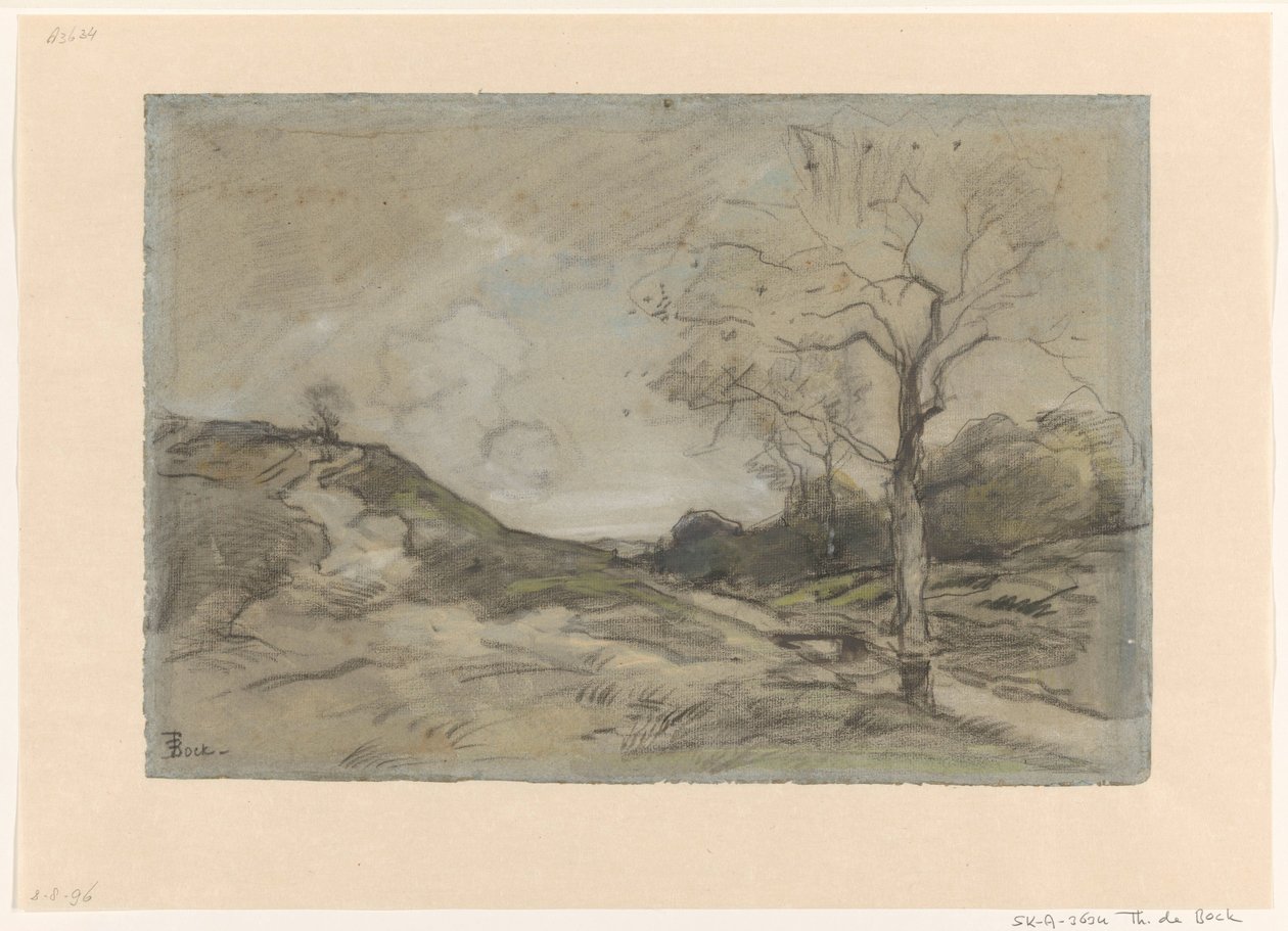 kumul manzarası by Theophile de Bock